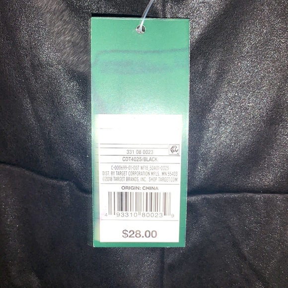 🛍 Wild fable black v-neck mini dress - Picture 4 of 5